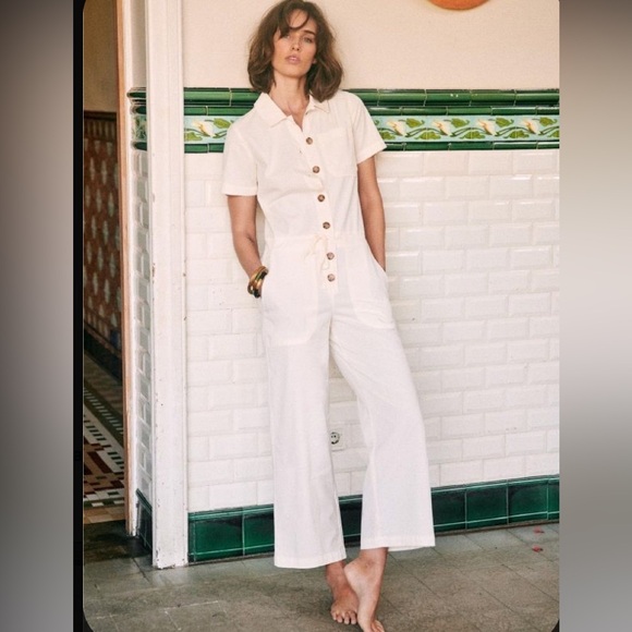 Sezane Pants - SEZANE Bennie Jumpsuit 38 6